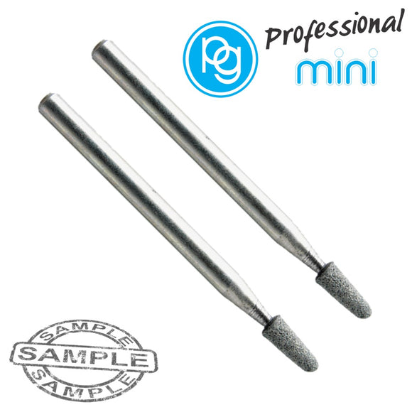Image of a SILICON CARBIDE STONES 3X8MM.CONE.SH2.35MM.2PCS