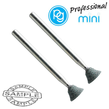 Image of a SILICON CARBIDE STONES 8X6MM.REVERSE TAPER.SH3MM.2PCS