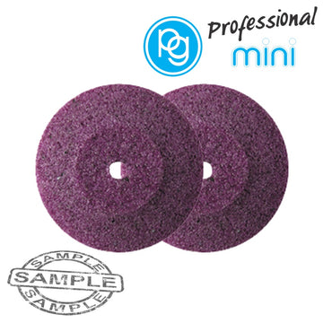 Image of a LENTICULAR GRINDING STONES.RUBY ABV.22MM.2PCS
