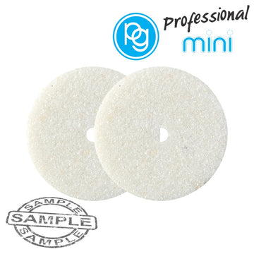 Image of a WHEEL GRINDING STONES.WHITE ABV.22MM.2PCS