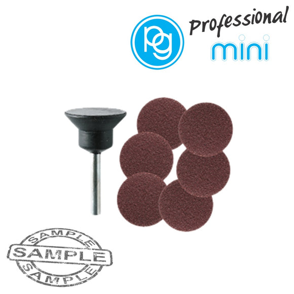 Image of a BACKING PAD 20MM.SH 3.2MM + SANDING DISCS.6PCS