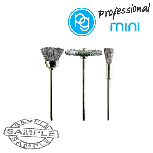 Image of a ASSORTED STEEL BRUSHES. 3PCS