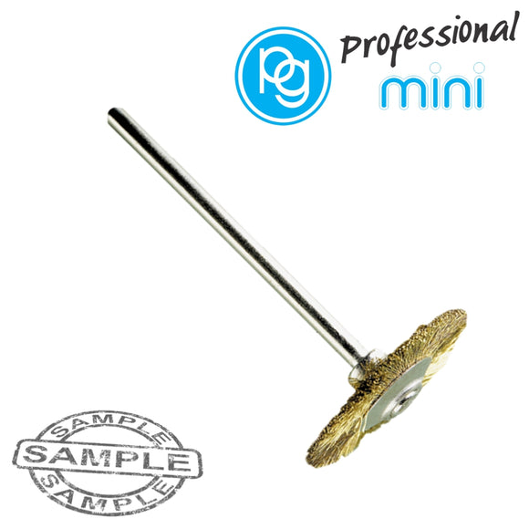Image of a BRASS WHEEL BRUSH 21MM. SH. 2.35MM