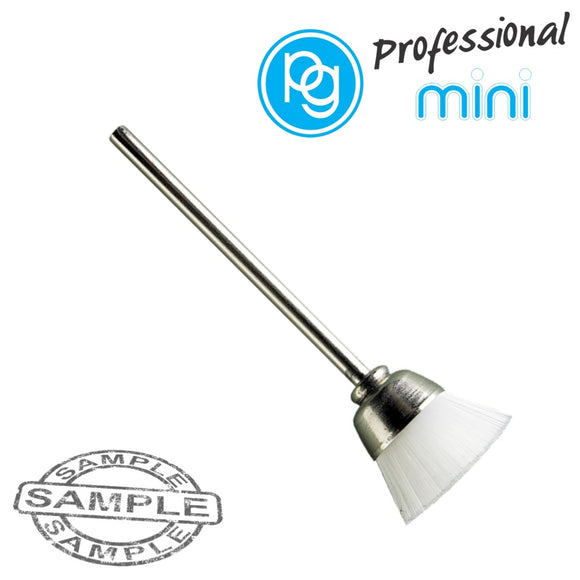 Image of a WHITE NYLON CUP BRUSH 12MM. SH.2.35MM