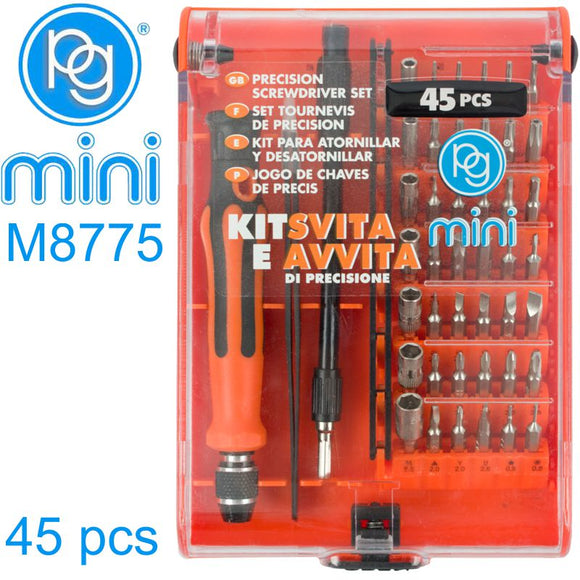 Image of a PRECISION SCREWDRIVER BIT SET 45PCS