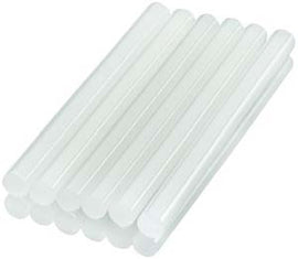 Image of a 7MMX100MM  GLUE STICKS 12PCE