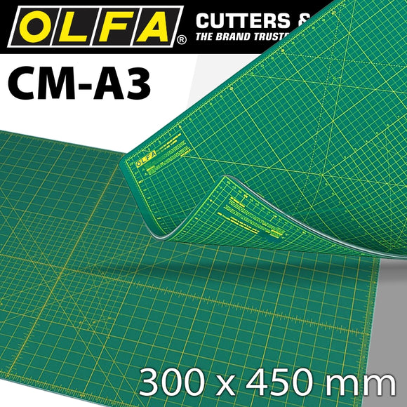 Image of a Olfa Cutting Mat 300X450mm A3 Craft Multi-Purp
