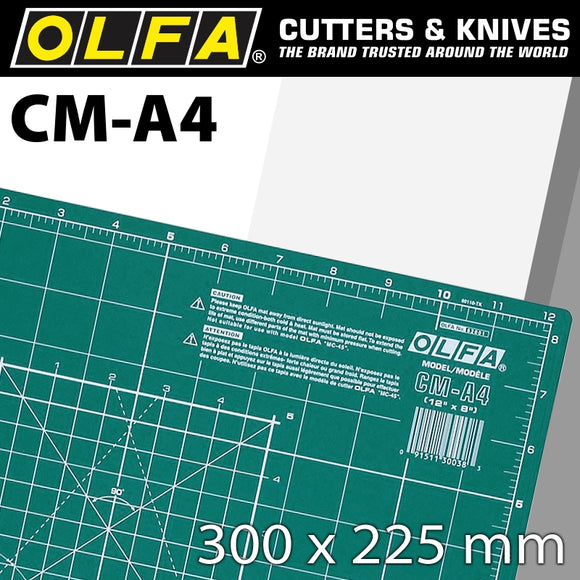 Image of a Olfa Cutting Mat 225 X 300mm A4 Craft Multi-Purpose