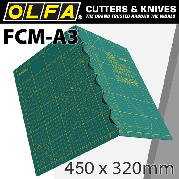 Image of a Olfa Folding Mat For Rotary Cutters 450X320X2.0mm