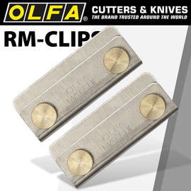 Image of a Olfa Clips Pair Holds 2 Or More Mats Together Fits All Mat Brands