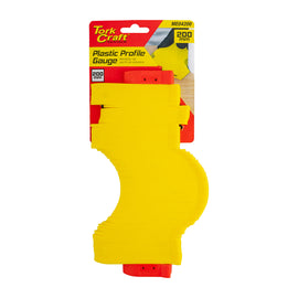 Image of a Tork Craft Plastic Profile Gauge 200mm - Max Profile Depth 45mm Contour