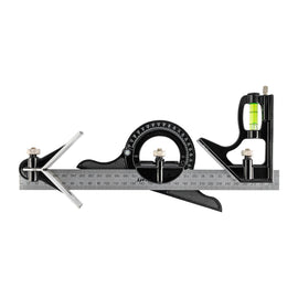 Image of a Tork Craft Combination Square & Protractor 3pc Set