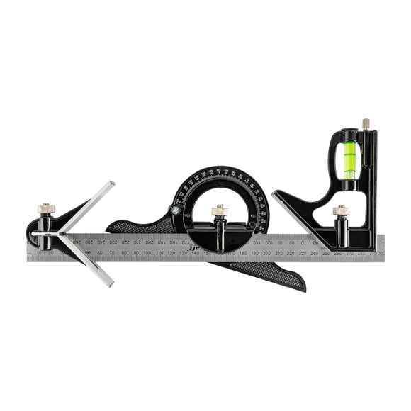 Image of a Tork Craft Combination Square & Protractor 3pc Set
