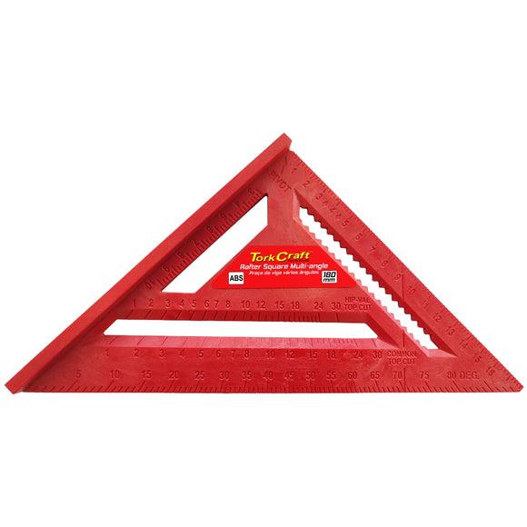 Image of a Tork Craft Rafter Square ABS Triangular 180mm Multi Angle