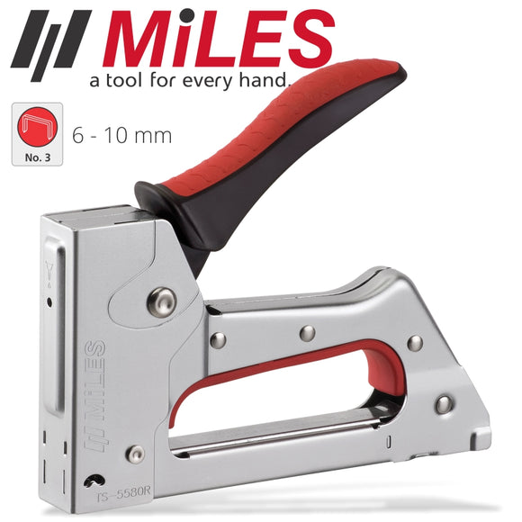 Image of a STAPLE GUN METAL BODY RUBBER GRIP 22G 6-10MM JT21 STAP RELOAD IND