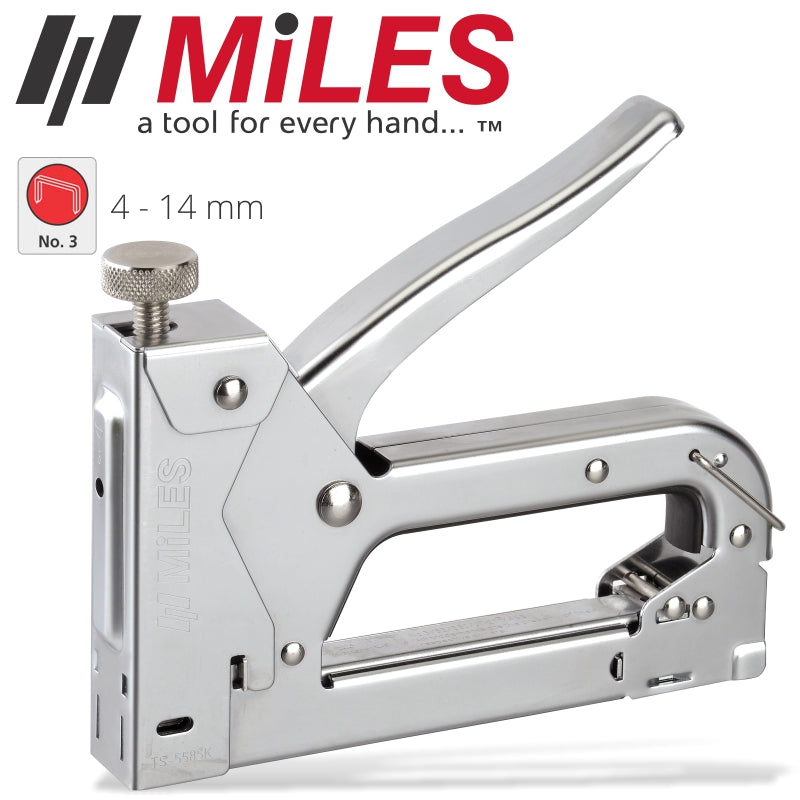 Image of a STAPLE GUN METAL BODY TENSION ADJ 22G 4-14MM JT21 STAP RELOAD IND