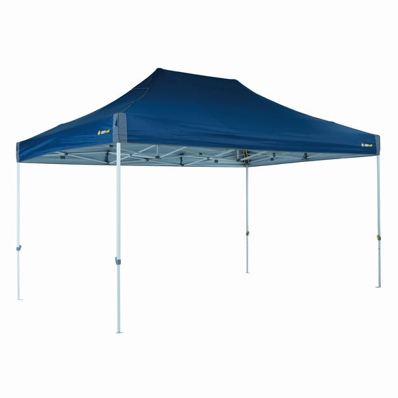 image of OZtrail Deluxe Mega Gazebo 4.5m x 3m Blue