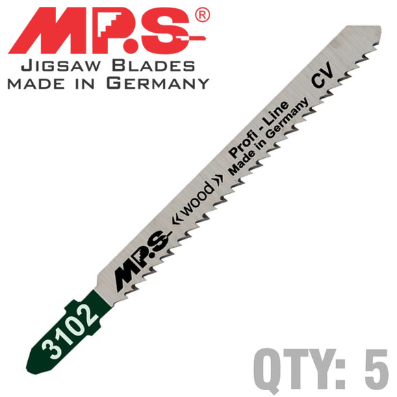 Image of a JIGSAW BLADE WOOD T-SHANK 10TPI T101BR
