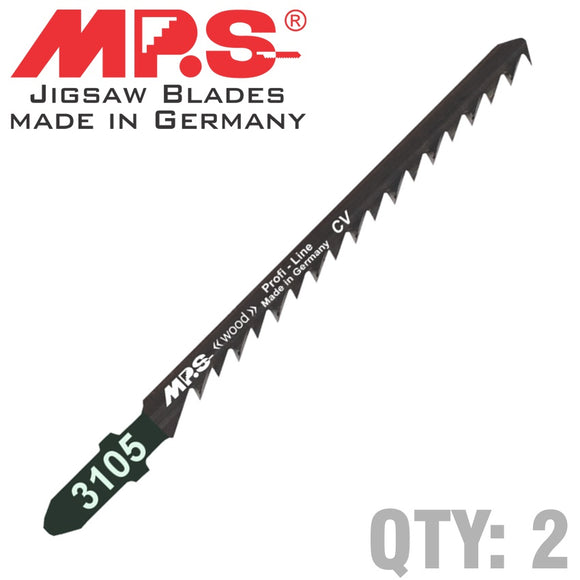 Image of a JIGSAW BLADE WOOD T-SHANK SCROLL T244D