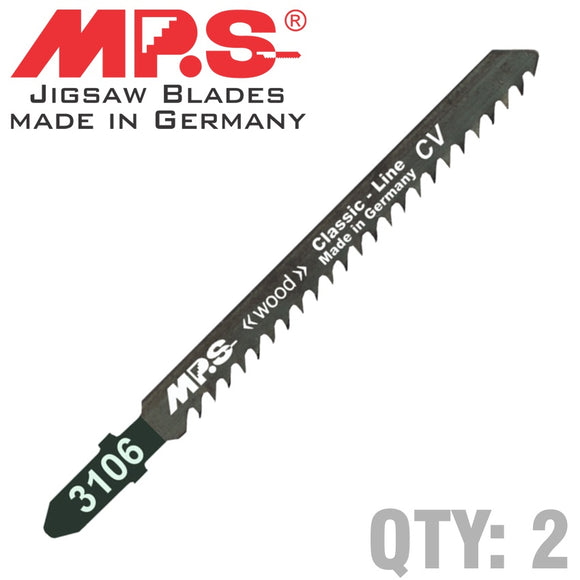 Image of a JIGSAW BLADE WOOD T-SHANK 8TPI T111C