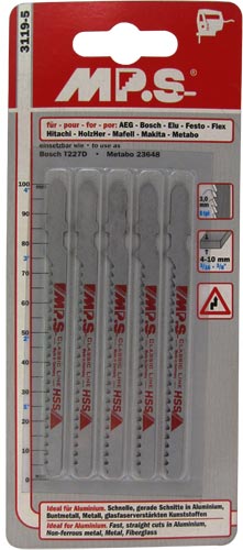 Image of a JIGSAW BLADE 100MM 8TPI T-SHANK T227D