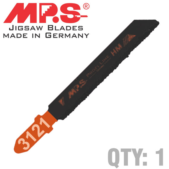 Image of a JIGSAW BLADE TUNGSTEN GRIT T-SHANK 75MM 1/PACK T150RIFF