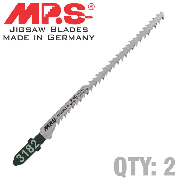 Image of a JIGSAW BLADE DOUBLE SIDED FOR WOOD T SHANK