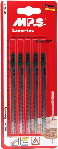 Image of a JIGSAW BLADE DOUBLE SIDED FOR WOOD T SHANK
