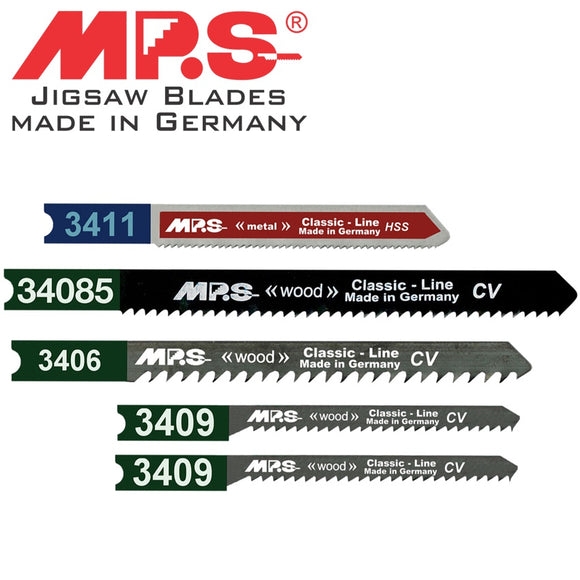Image of a JIGSAW BLADE SET 5PIECE B&D SHANK