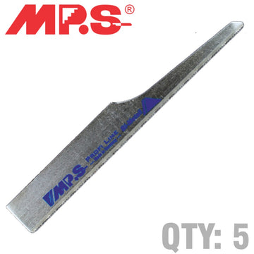 Image of a JIGSAW BLADE  FOR AIRTOOL 0.5MM-1MM 5 PACK 32TPI BODY SAW