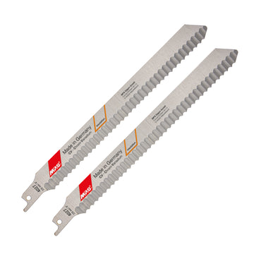 Image of a SABRE SAW WAVE BLADE CORK, RUBBER, FIBRE BOARD 205MM 2/PACK