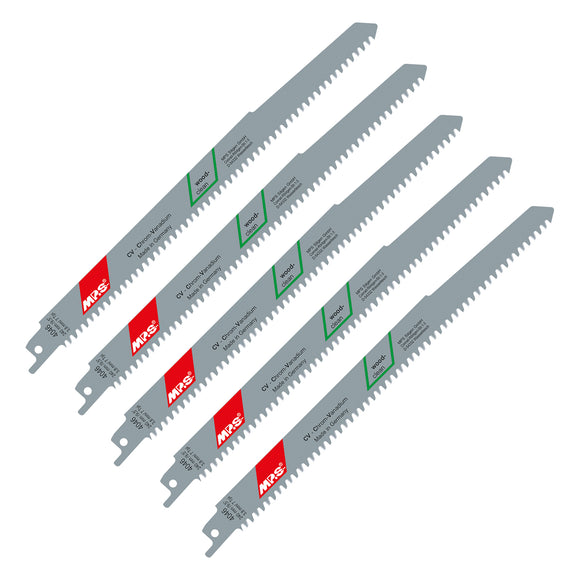 Image of a SABRE SAW BLADE 210MM 7TPI 5/PACK WOOD CLEAN CUT S2345X