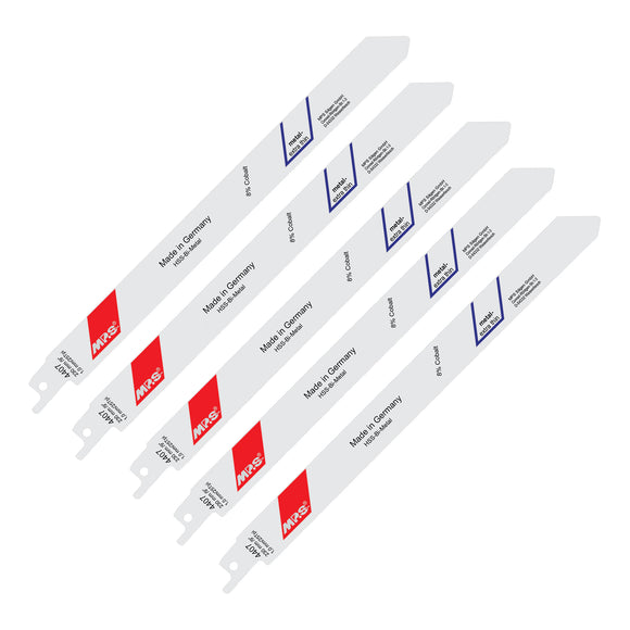 Image of a SABRE SAW BLADE BI-METAL 210MM 25TPI 5/PACK