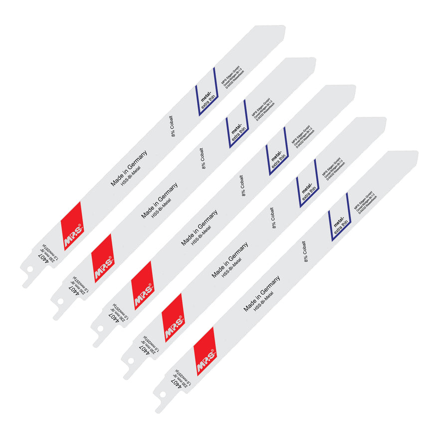 Image of a SABRE SAW BLADE BI-METAL 210MM 25TPI 5/PACK