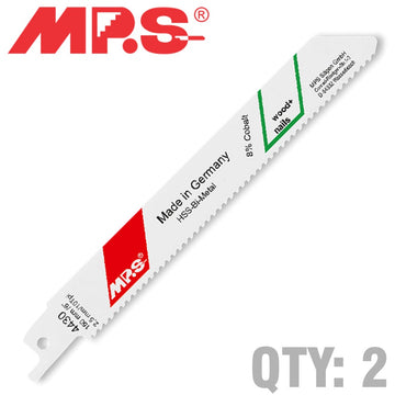 Image of a SABRE SAW BLADE 10TPI 150 X 130MM METAL 2/PK