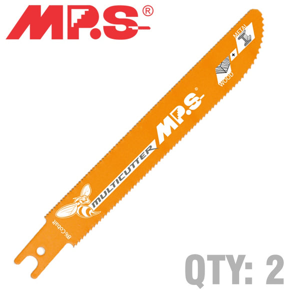 Image of a SABRE SAW METAL&S/S 150MM MULTICUTTER U-SHANK 14&18TPI 2/PK