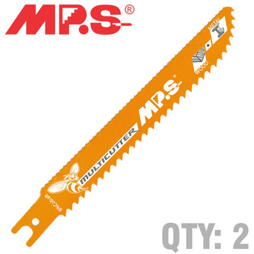 Image of a SABRE SAW SOFTWOOD 150MM MULTICUTTER U-SHANK 6&10TPI 2/PK