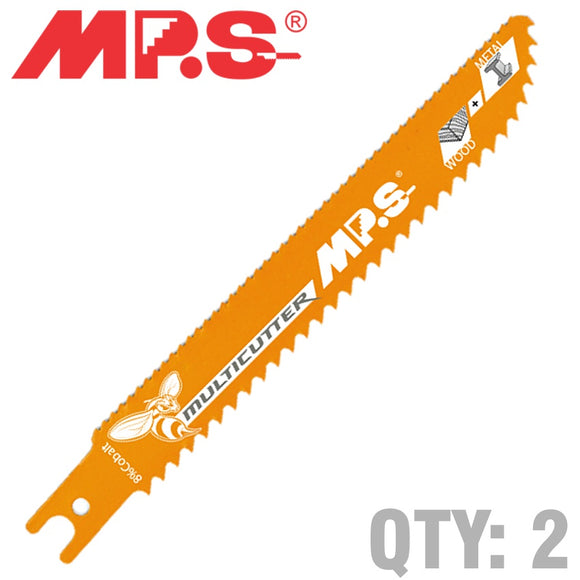 Image of a SABRE SAW SOFTWOOD 150MM MULTICUTTER U-SHANK 6&10TPI 2/PK