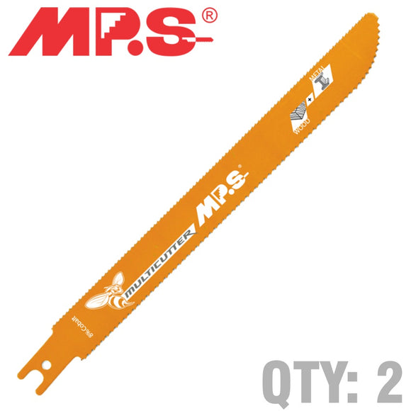 Image of a SABRE SAW METAL&WOOD 200MM MULTICUTTER U-SHANK 10&14TPI 2/PK