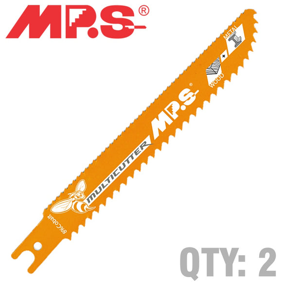 Image of a SABRE SAW METAL&WOOD 150MM MULTICUTTER U-SHANK 6&10TPI 2/PK