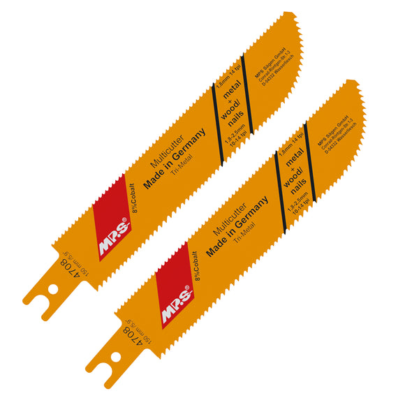 Image of a SABRE SAW METAL&WOOD 130MM MULTICUTTER U-SHANK 14TPI 2/PK