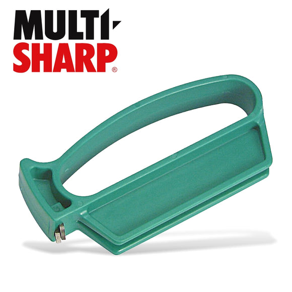 Image of a GARDEN TOOL SHARPENER 4 IN 1 HANDHELD
