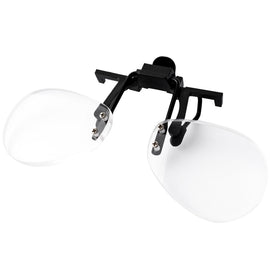 Image of a FLIP & FOCUS CLIP ON MAGNIFIER (2.5)  IN PLASTIC SLEEVE