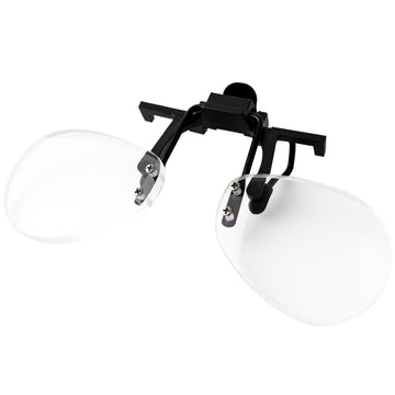 Image of a FLIP & FOCUS CLIP ON MAGNIFIER (2.5)  IN PLASTIC SLEEVE