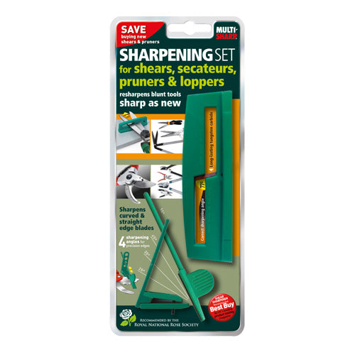 Image of a GARDEN TOOL SHARPENING KIT 2PC SHEAR & SCATEUR