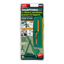 Image of a GARDEN TOOL SHARPENING KIT 2PC SHEAR & SCATEUR