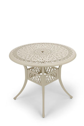 Anray Aluminium 90cm ROUND Table - Sand Beige