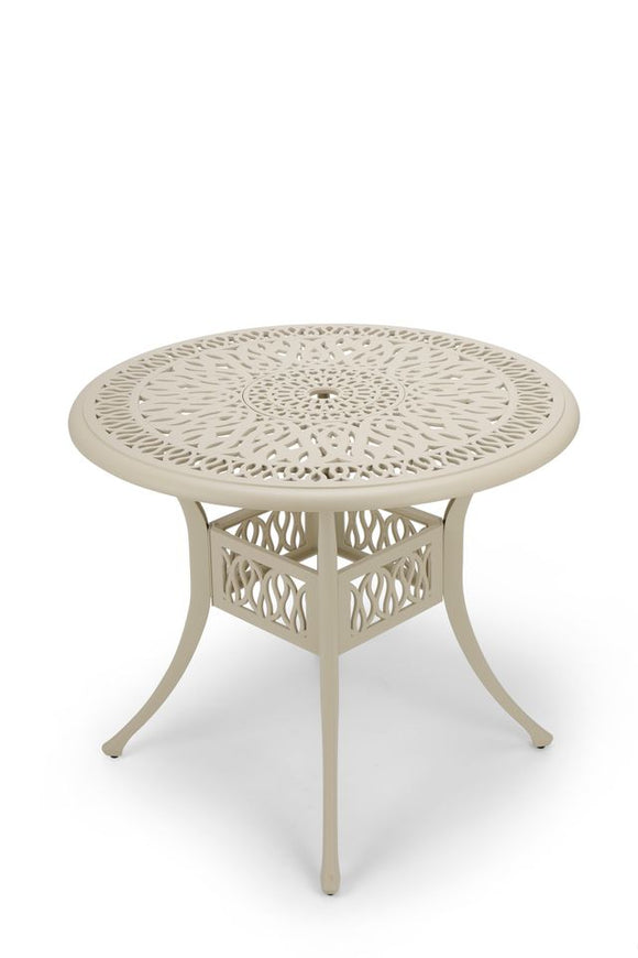 Anray Aluminium 90cm ROUND Table - Sand Beige