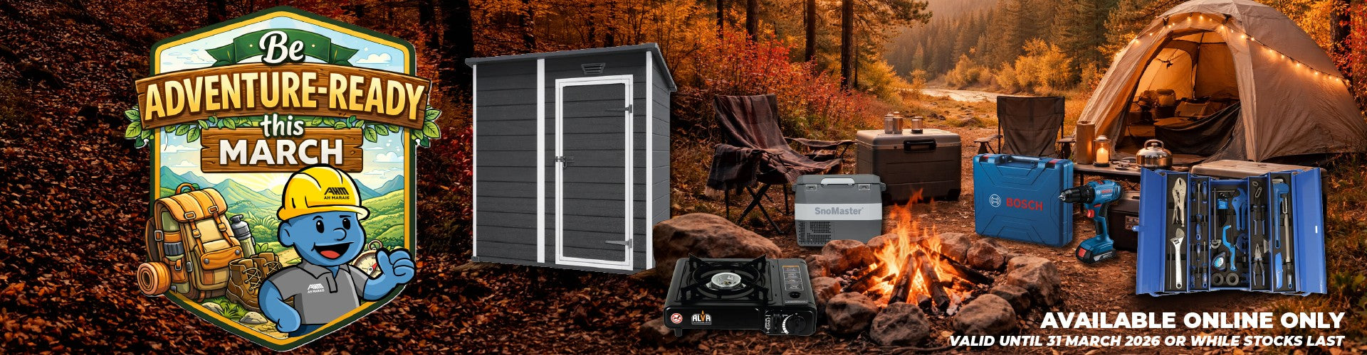 March website banner