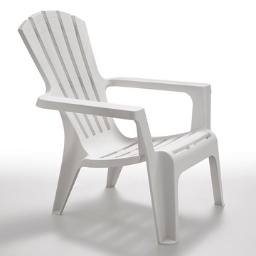 Image of a ECONOFURN Maryland Patio Armchair - White 1